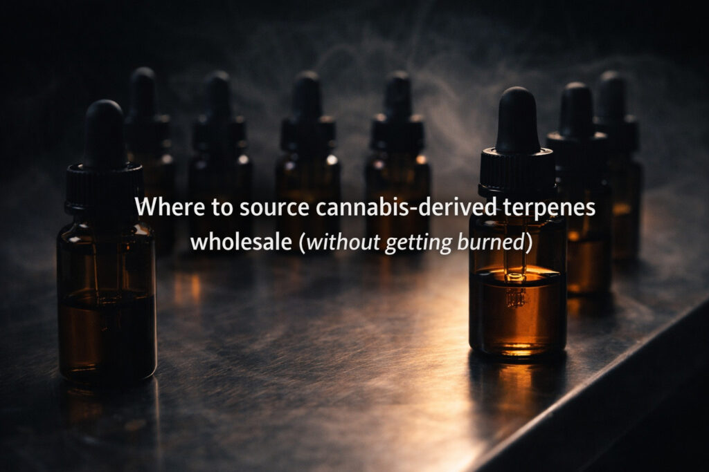 Where to source cannabis-derived terpenes wholesale (without getting burned)