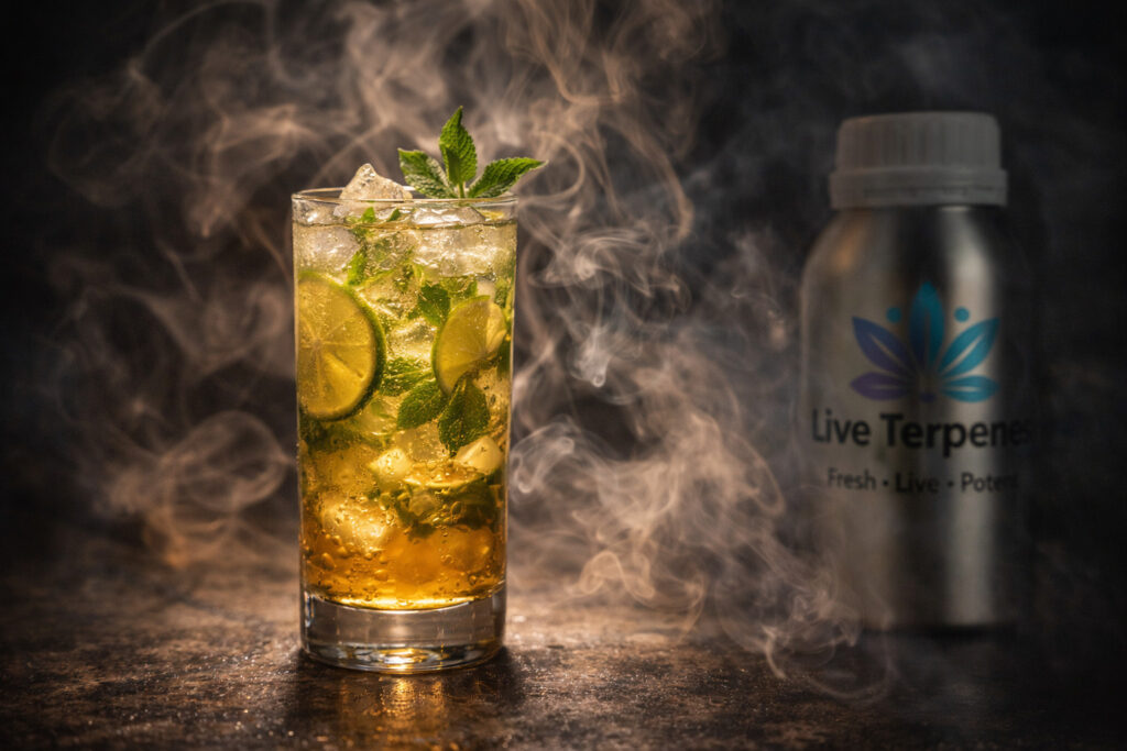 Live terpenes, the aromatic compounds helping cannabis mocktails replace cocktails