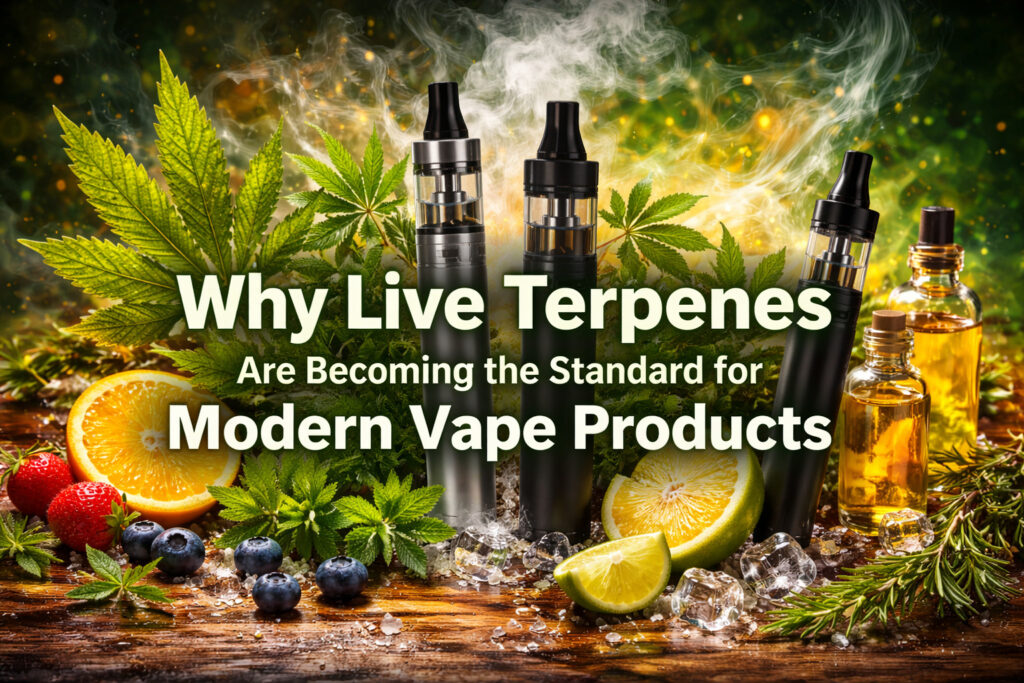 Why Live Terpenes Are Becoming the Standard for Modern Vape Products